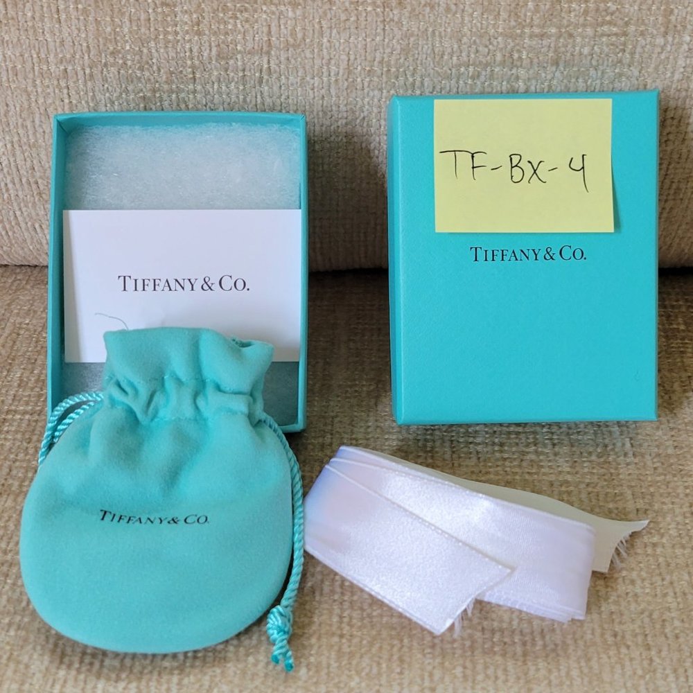 Authentic Tiffany & Co. Jewelry Box and Bag